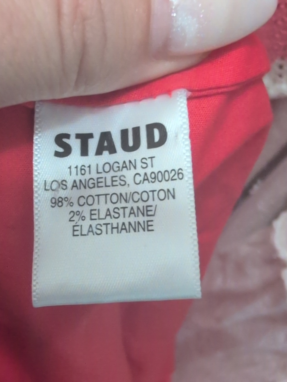 STAUD Red Kiera Dress - Picture 7 of 7